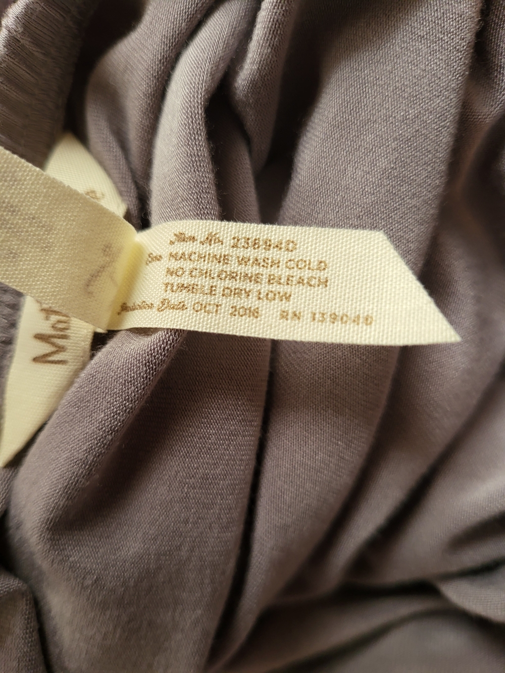 Matilda Jane Women’s Large Gray Boho Slip Dress Lace Ruffle Hem Cottagecore - Picture 6 of 6